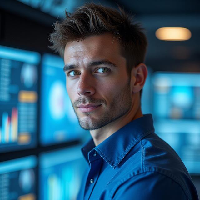Portrait of Mike Johnson, Director of Technology