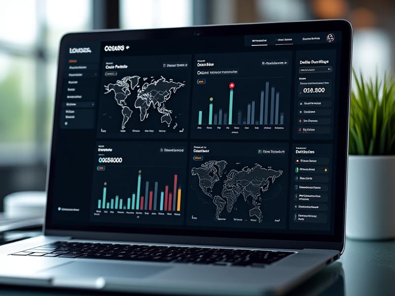 TSM Client Analytics Dashboard showing key logistics metrics