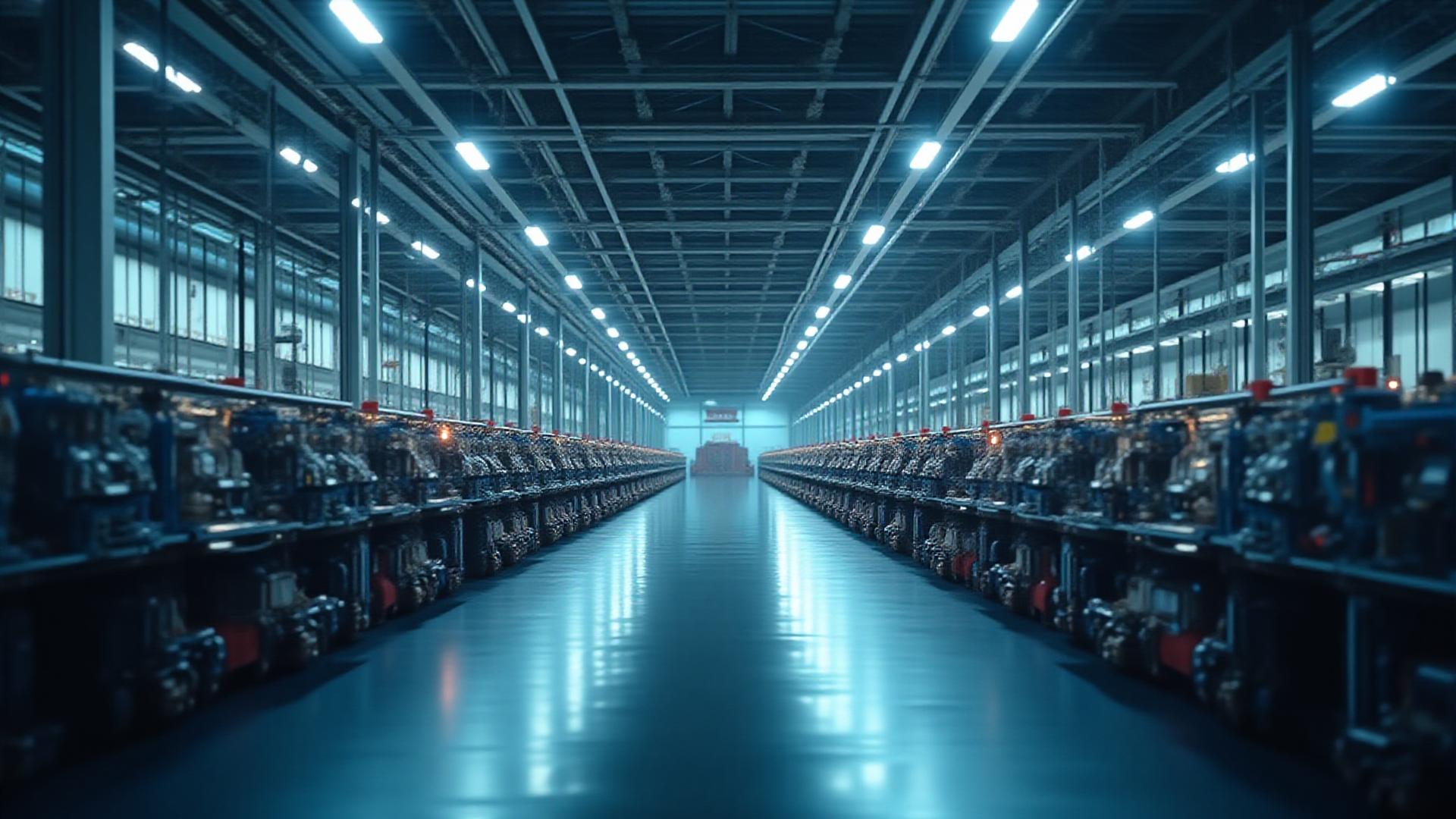 Modern automated manufacturing facility and distribution hub